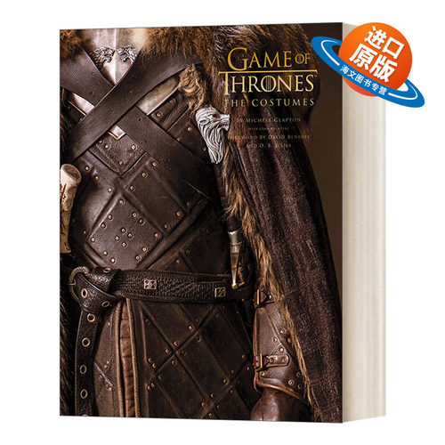 英文原版 Game of Thrones The Official Costume Design Book of1-8 权力的游戏 美剧八季服装服饰艺术画册 英文版 进口英语书籍