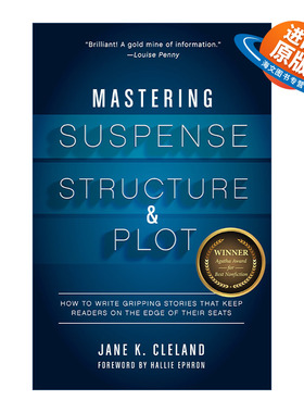 英文原版 Mastering Suspense Structure and Plot 掌握悬念 结构和情节 如何写出扣人心弦的故事 小说写作指南 Jane K. Cleland
