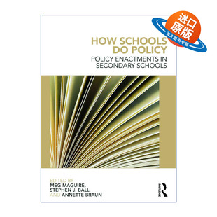 学校如何制定政策 How 进口英语原版 书籍 政策制定 英文原版 中学 Policy Schools 英文版