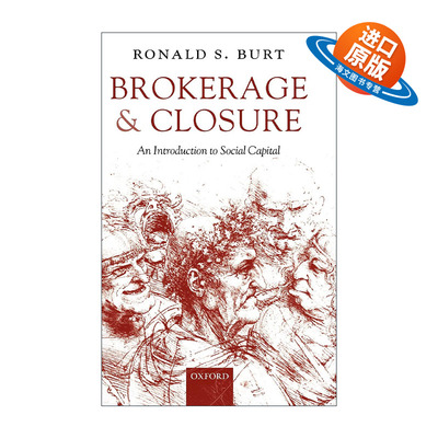 英文原版 Brokerage and Closure 经济与停业 社会资本简介 精装 英文版 进口英语原版书籍