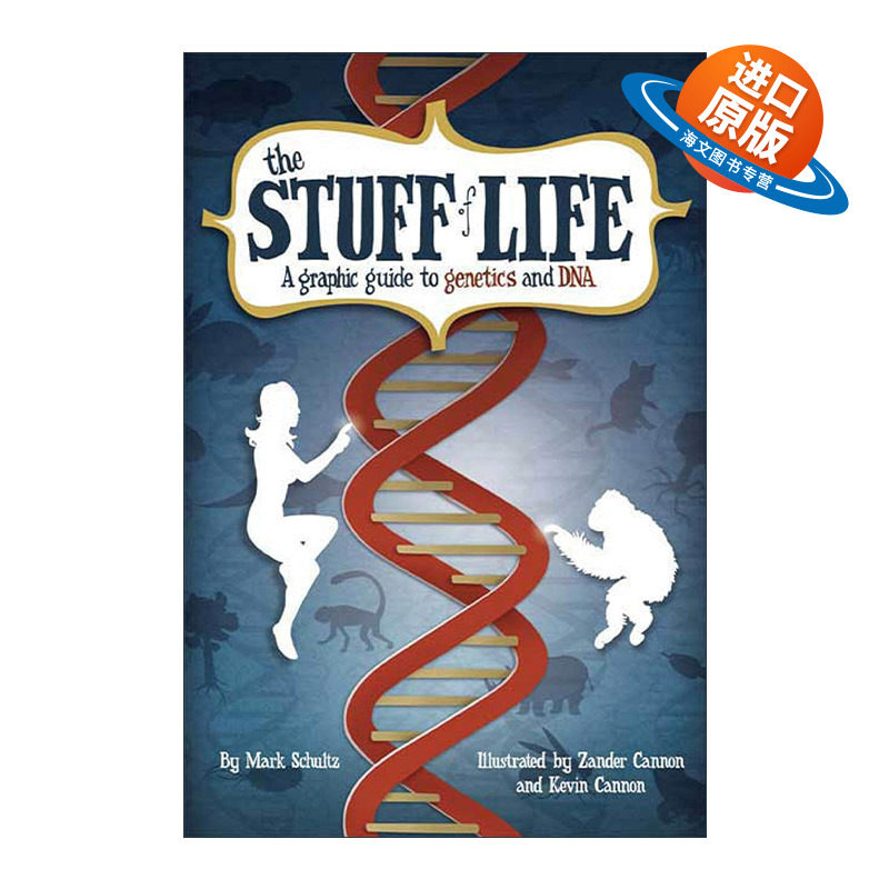 英文原版 The Stuff of Life 漫画生命史话 一张图看懂遗传学和DNA 英文版 进口英语原版书籍