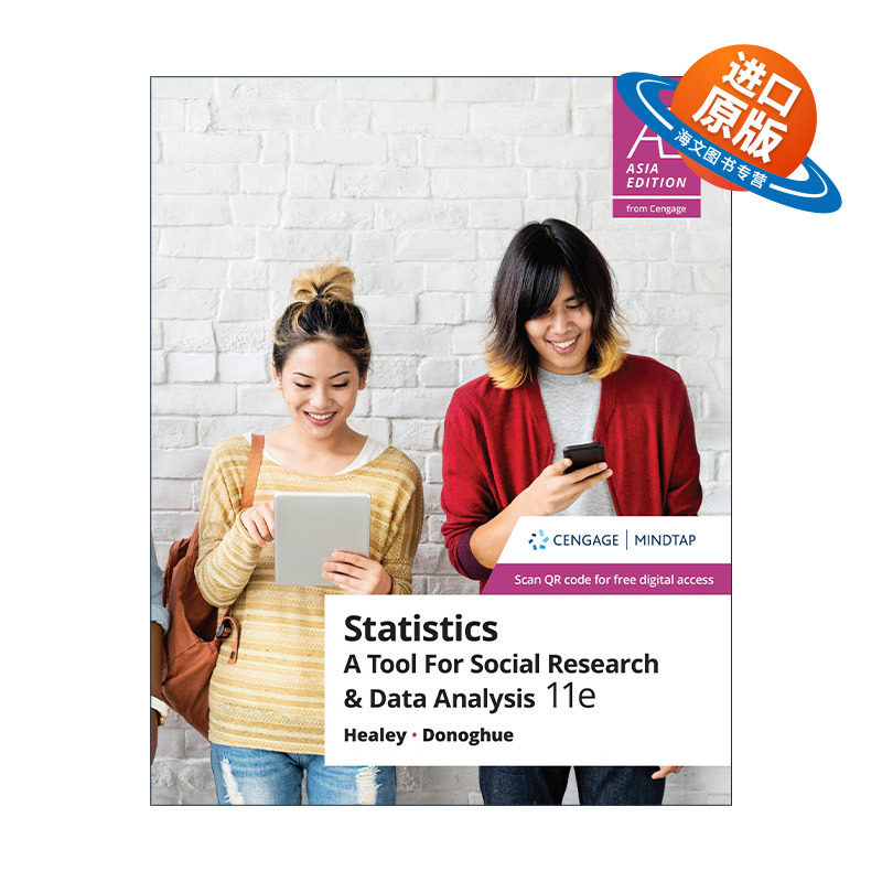 英文原版 Statistics A Tool For Social Research and Data Analysis 统计 社会研究方法 第11版 英文版 进口英语原版书籍