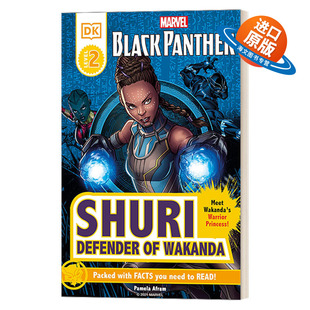 DK分级读物L2 Readers Marvel 英文原版 Panther Wakanda 漫威黑豹瓦坎达守护者 Level Defender Shuri 进口书 英文版 Black