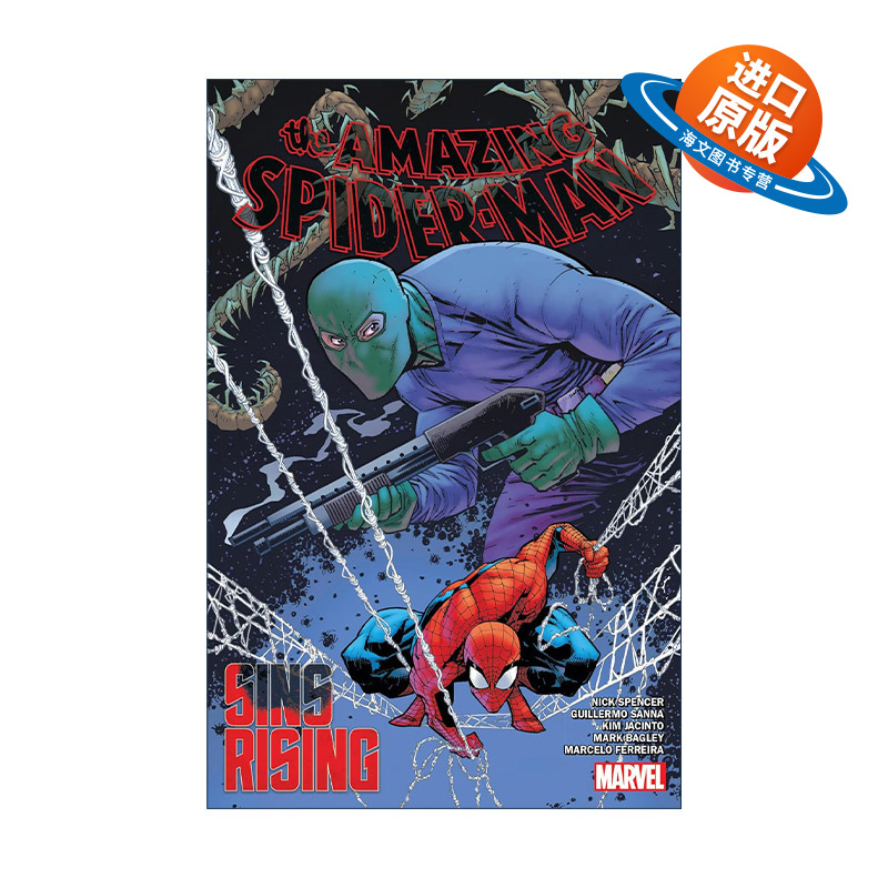 英文原版 Amazing Spider-Man By Nick Spencer Vol.9 Sins Rising 超凡蜘蛛侠 卷九 漫威漫画 英文版 进口英语原版书籍