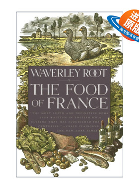 英文原版 The Food of France 法国美食 食谱 旅行指南 游记 Waverley Root 英文版 进口英语原版书籍