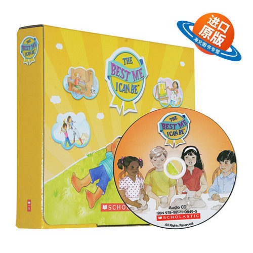 英文原版 The Best Me I Can Be Box Set 10 Books 学乐幼儿品格教育绘本10本附CD礼盒装 亲子共读启蒙图画书 英文版 进口英语书