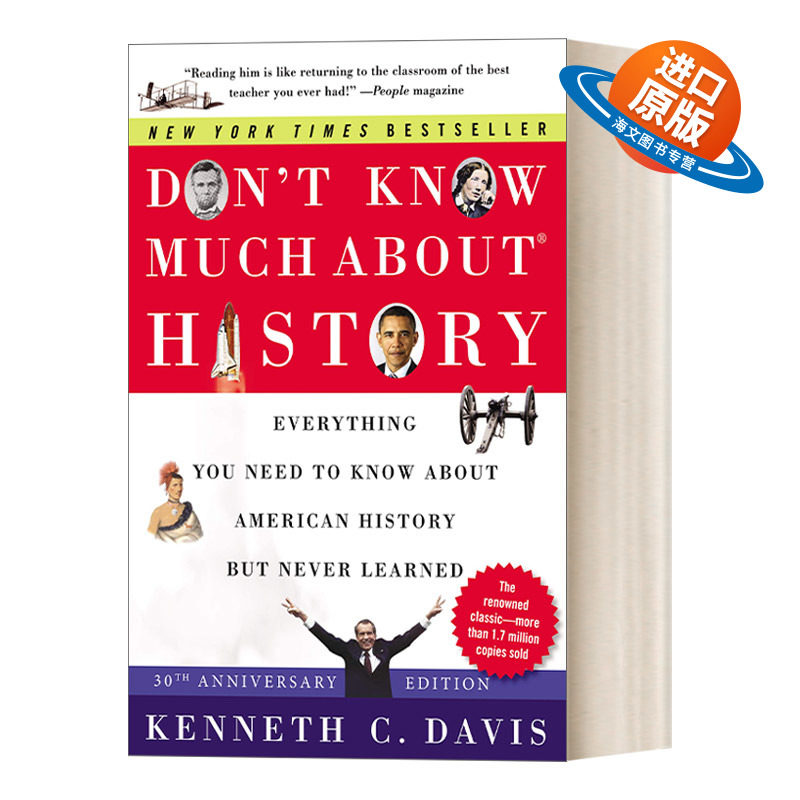 英文原版 Don't Know Much About History 30th Anniversary Edition 历史冷门知识 30周年纪念版 AP历史读物 进口英语原版书籍