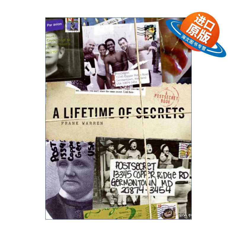 英文原版 A Lifetime of Secrets 生命的秘密 精装 邮寄秘密系列 Frank Warren 英文版 进口英语原版书籍
