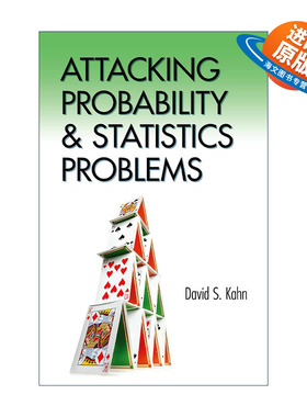 英文原版 Attacking Probability and Statistics Problems 攻击概率和统计问题 数学 David S. Kahn 英文版 进口英语原版书籍