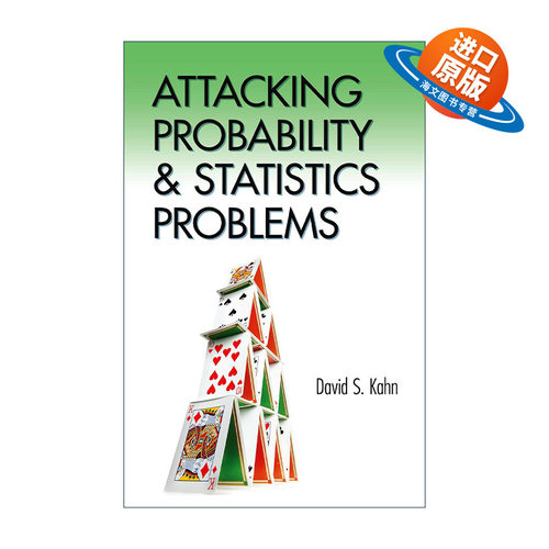 英文原版 Attacking Probability and Statistics Problems 攻击概率和统计问题 数学 David S. Kahn 英文版 进口英语原版书籍