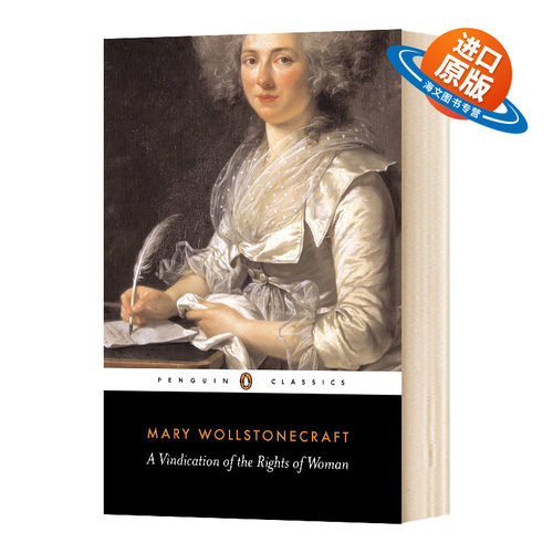 英文原版 A Vindication of the Rights of Woman 为女权辩护 沃斯通克拉夫特 Penguin Classics企鹅经典 英文版 进口英语原版书