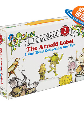 青蛙和蟾蜍 英文原版10册盒装 The Arnold Lobel I Can Read Collection Box Set 艾诺洛贝尔 凯迪克大奖 汪培珽第三阶段 附4个CD