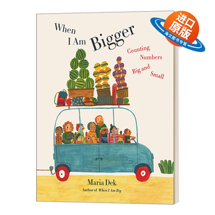 当我长大一点 精装 英文原版 儿童天马行空想象力 进口英语原版 When 英文版 绘本 书籍 趣味绘本 Bigger