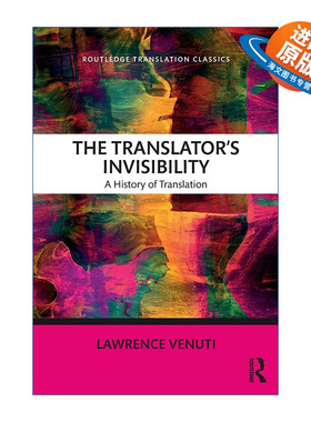 英文原版 The Translator's Invisibility 译者的隐形 翻译史论 英文版 进口英语原版书籍
