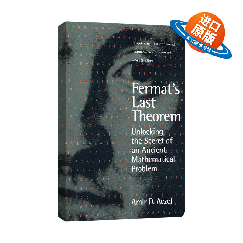 英文原版 Fermat's Last Theorem 费马大定理 一个困惑了世间智者358年的谜 改变对数学的刻板印象 英文版 进口英语原版书籍