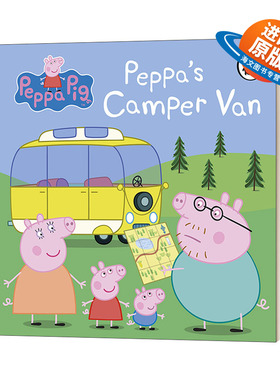 英文原版 Peppa Pig  Peppa's Camper Van 小猪佩奇的露营车 英文版 进口英语原版书籍儿童外文书