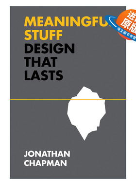 英文原版 Meaningful Stuff The MIT Press 有意义的东西 设计永恒的东西 Jonathan Chapman 精装 英文版 进口英语原版书籍