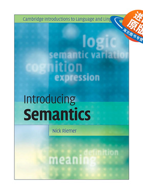 英文原版 Introducing Semantics 语义学导论 剑桥语言和语言学导论系列 英文版 进口英语原版书籍