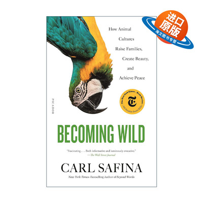 英文原版 Becoming Wild 野化 动物文化中它们如何扶持家庭 创造美 赢得和平 生态学家Carl Safina 英文版 进口英语原版书籍