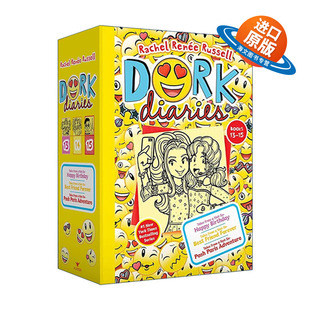 英文原版 Dork Diaries Books 13-15 Boxed Set 怪诞少女日记13-15 精装盒装 英文版 进口英语原版书籍