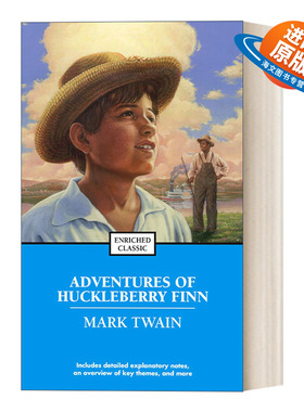 英文原版 Adventures of Huckleberry Finn  哈克贝利 费恩历险记 马克 吐温 Enriched Classics系列 英文版 进口英语原版书籍