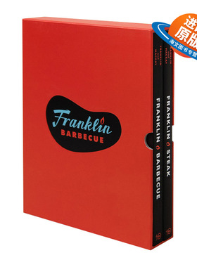 英文原版 The Franklin Barbecue Collection 富兰克林烧烤集 牛排 两册套装 Aaron Franklin 詹姆斯比尔德奖得主Jordan Mackay