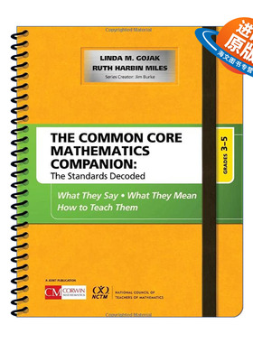英文原版 The Common Core Mathematics Companion  Grades 3-5 共同核心标准 数学课程标准解读 3-5年级阶段 英文版 进口英语原版