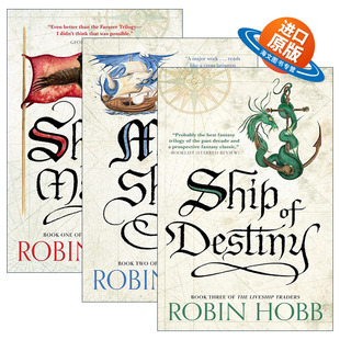 英文原版 The Liveship Traders Trilogy魔法活船三部曲新版系列 套装3册 奇幻小说 Robin Hobb 英文版 进口英语原版书籍