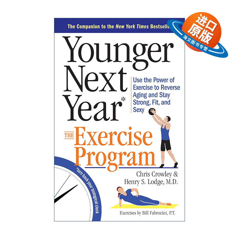 英文原版 Younger Next Year The Exercise Program 明年更年轻 运动赋能篇 配套训练手册 英文版 进口英语原版书籍