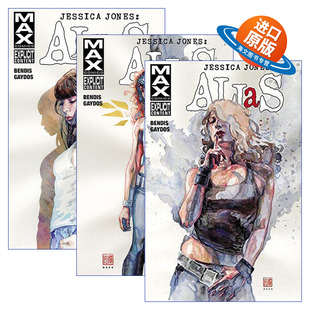 杰茜卡·琼斯 复仇者联盟 Jessica Alias 英文版 书 英文原版 Bendis 别名系列3册 Jones Brian 漫威漫画 蜘蛛侠 进口原版 Michael