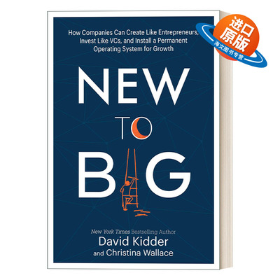 英文原版 New to Big 增长维艰 成熟企业如何实现持续增长 David Kidder 精装 英文版 进口英语原版书籍
