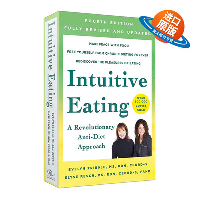 英文原版 Intuitive Eating 减肥不是挨饿而是与食物合作 肥胖不仅是身体问题，更是心理问题 英文版 进口英语原版书籍