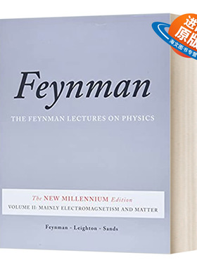英文原版 The Feynman Lectures on Physics Vol II 费曼物理学讲义卷二 英文版 进口英语原版书籍