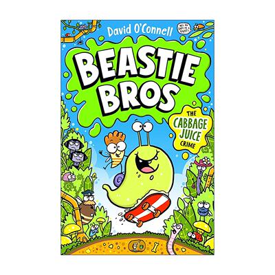 英文原版 Beastie Bros The Cabbage Juice Crime 野兽兄弟 动物搞笑冒险故事 儿童章节书 英文版 进口英语原版书籍