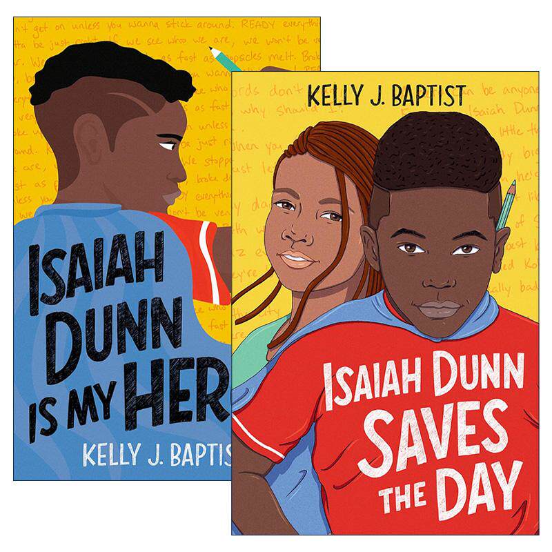 英文原版 Isaiah Dunn 以赛亚·邓恩系列2册 儿童男孩成长小说 Kelly J. Baptist 英文版 进口英语原版书籍