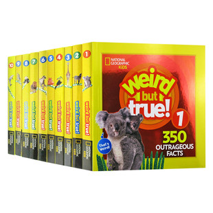 英文原版美国国家地理儿童百科 世界真奇妙系列10册 National Geographic Kids Weird But True 妙趣科学真相真的好奇怪英文版正版