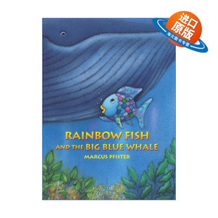 Whale Rainbow Big 英文原版 彩虹鱼与大蓝鲸 进口英语原版 and 英文版 Fish 书籍 the 儿童图画故事书 Blue