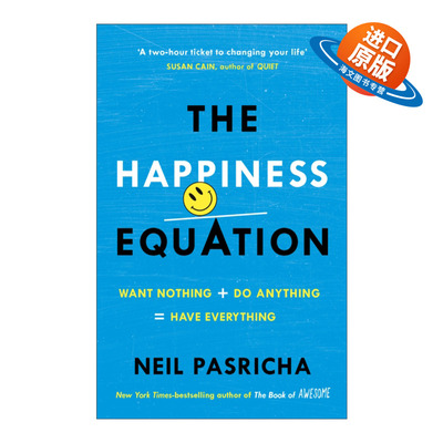 英文原版 The Happiness Equation 幸福方程 重塑自我 如何成为一个幸福的人 Neil Pasricha 英文版 进口英语原版书籍