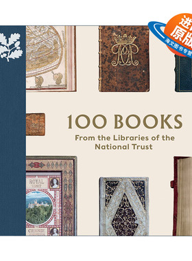 英文原版 100 Books From The Libraries of The National Trust 国家信托图书馆的100本书 精装 英文版 进口英语原版书籍