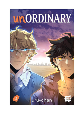 英文原版 Unordinary 异能者2 WEBTOON热门青少年奇幻网漫 uru-chan 英文版 进口英语原版书籍