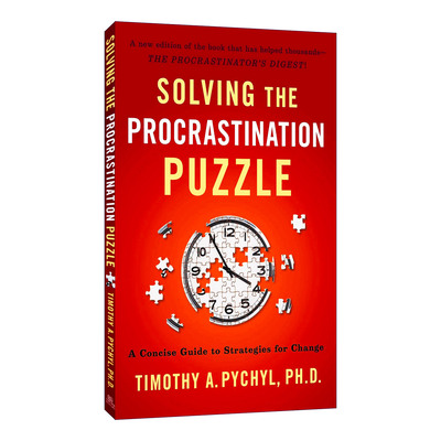英文原版 Solving the Procrastination Puzzle 战胜拖延症 时间管理指南 加拿大心理学博士皮切尔18年研究成果 进口英语原版书籍