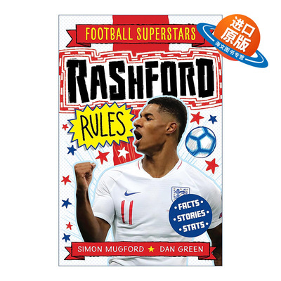 英文原版 Football Superstars Rashford Rules 足球明星特辑 马库斯·拉什福德 儿童运动人物科普百科 英文版 进口英语原版书籍