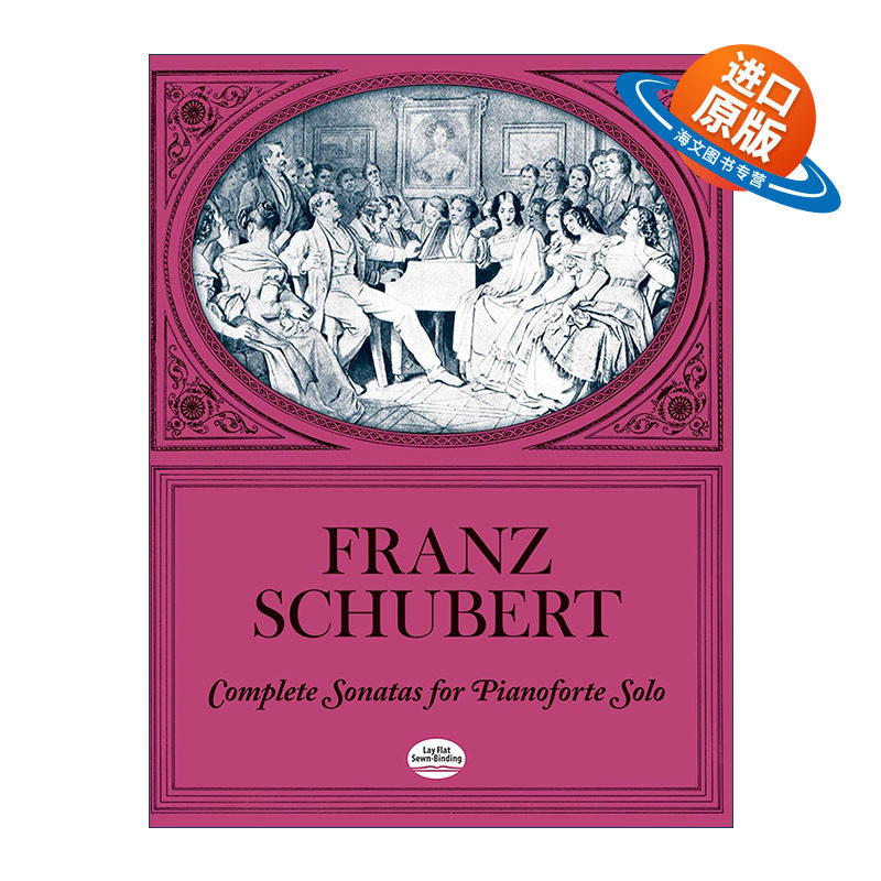 英文原版 Complete Sonatas for Pianoforte Solo 弗朗茨&middot;舒伯特钢琴独奏奏鸣曲全谱 Franz Schubert 英文版 进口英语原版书籍