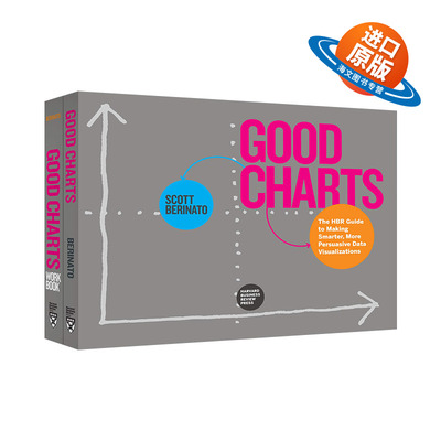 英文原版 The Harvard Business Review Good Charts Collection哈佛商业评论 优秀图表 书+练习册 两册盒装套装 进口英语原版书籍
