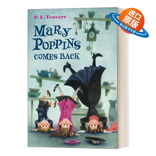 英文原版 Mary Poppins Comes Back 玛丽阿姨回来了 英文版 进口英语原版书籍
