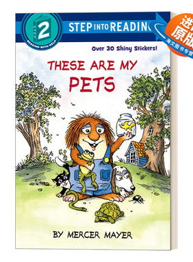 英文原版 Step into Reading 2 Little Critter These Are My Pets 小毛怪 这些是我的宠物 英文版 进口英语原版书籍