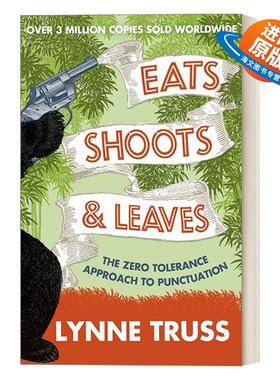 英文原版 Eats Shoots And Leaves 熊猫吃射走 琳恩·特鲁斯童书 正确标点运用 英文版 进口英语原版书籍