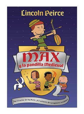 原版 Max y la pandilla medieval Max and the Midknights 麦克斯和米德克尼特人 西班牙语版 儿童奇幻漫画 进口原版书籍
