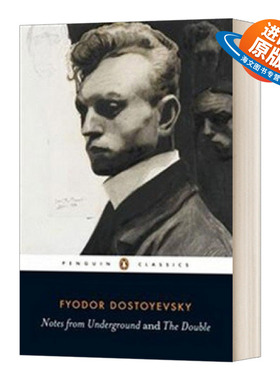 英文原版 Notes From Underground 地下室手记  陀思妥耶夫斯基  黑经典 Fyodor Dostoyevsky 英文版 进口英语原版书籍