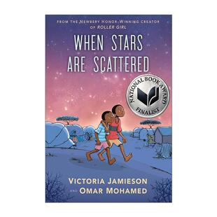 英文原版 When Stars Are Scattered 当星星散落 美国国家图书奖 儿童漫画图像小说 精装 Victoria Jamieson 进口英语原版书籍